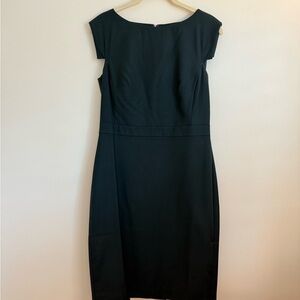 Ann Taylor Classic Suit Dress - Deep Emerald Green